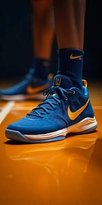 Lamelo Ball Shoes Blue And Gold