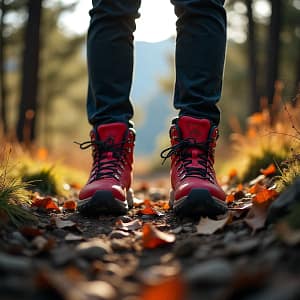 Black And Red Shoes
